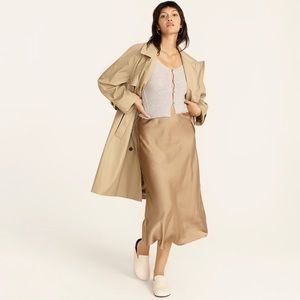 Jcrew aquamarine pull on slip skirt